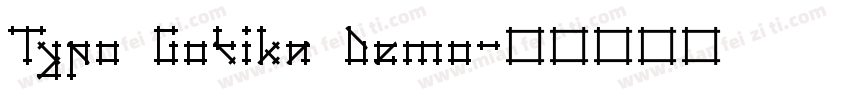 Typo Gotika Demo字体转换